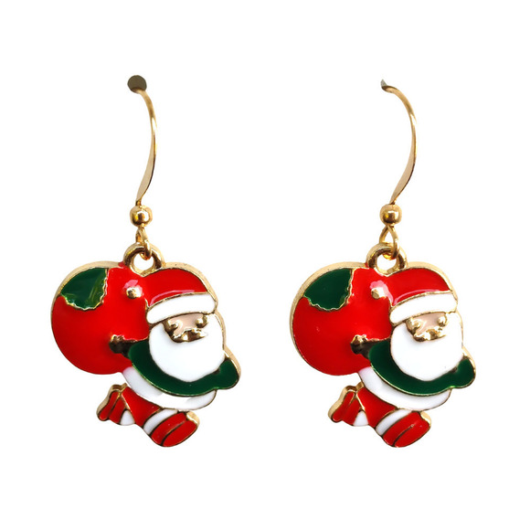 5/$25 Stocking Stuffer Sale Christmas Earrings SANTA Christmas Earrings HOLIDAY - Picture 2 of 7